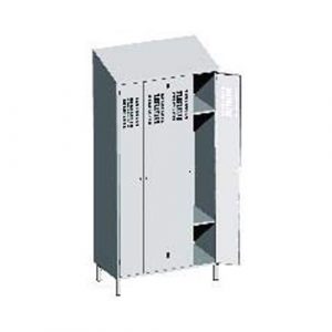 Stainless steel clothes locker